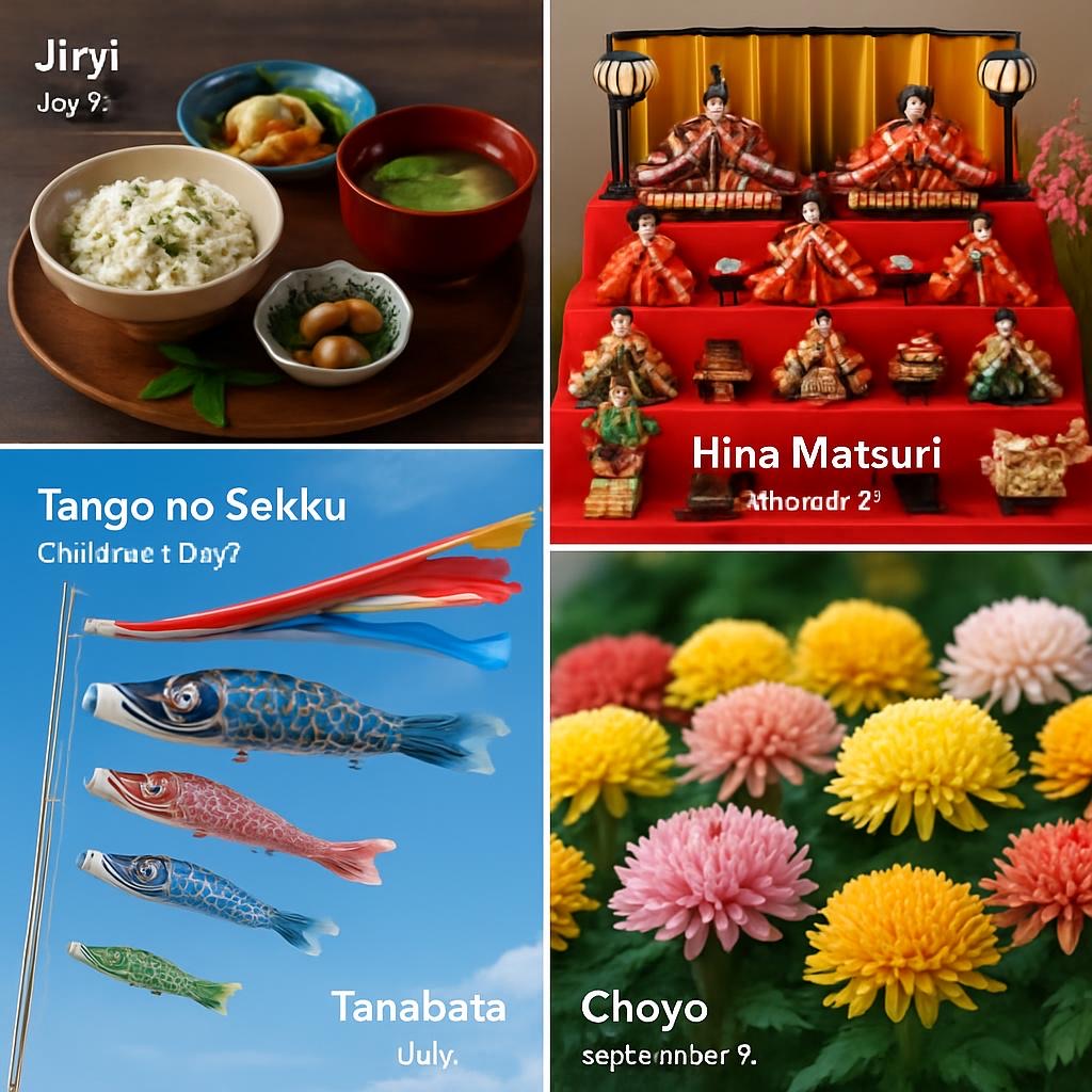 五節句と年中行事（イメージ）