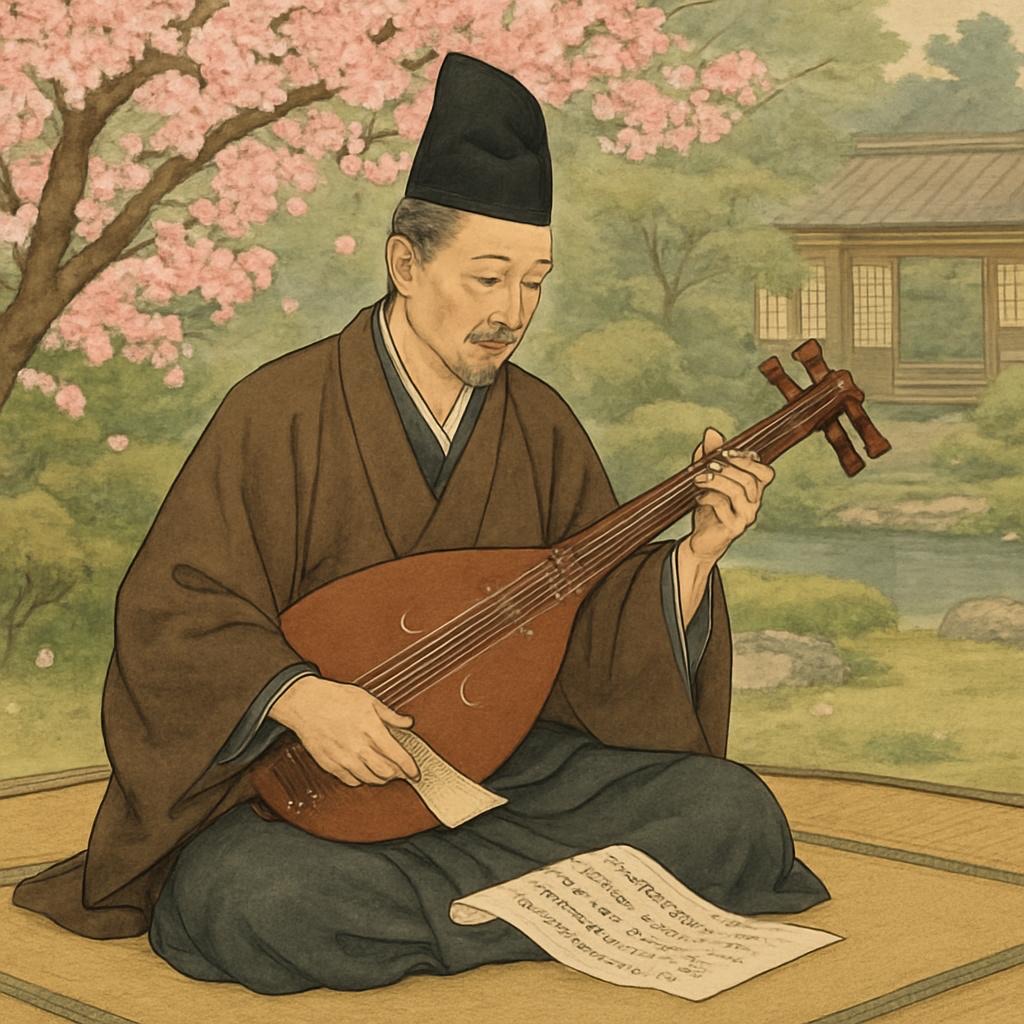 琵琶・朗詠（イメージ）